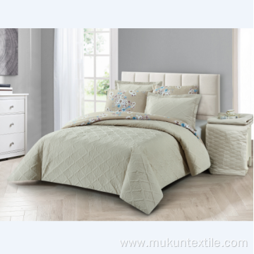 Popular pattern quilted bedspreads set quilted